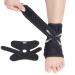 Adjustable Ankle Brace Achilles Tendonitis Brace Gray X-shaped Ankle Support for Men Women Breathable Ankle Wrap for Achilles Pain Running Cycling Hiking Sports