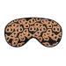 Fresh Pretzel Sleep Mask for Women Adjustable Sleeping Eye Shades Cover with Elastic Strap