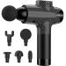 LAIRLUX Massage Gun - Deep Tissue Massager Gun for Muscle Fatigue Relief - Percussion Massage Gun - Model EM-03 (Black)