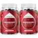 Extra Strength Cranberry Supplement Gummies for Women - Cranberry Gummies for Urinary Tract Health Kidney and Bladder Support - Herbal Supplements for Urinary Tract Health for Women - 2 Pack