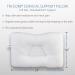 Core Products Tri-Core Cervical Support Pillow - Orthopedic Contour Pillow for Neck Pain - Standard Firm - 24 x 16 Full Size - White - Buy Online on GoSupps.com