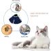 Soft Nonwoven Fabric Cat Cone Collar - Adjustable Recovery Elizabethan Collar for Cats, Kittens, and Puppies - Effective Solution to Stop Licking and Head Scratching - Prevent Infections - Medium Size - Buy Online on GoSupps.com