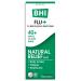 BHI Flu + Cold Multi-Symptom Relief Natural Safe Non-Drowsy Remedy 11 Targeted Homeopathic Active Ingredients for Body Aches Fatigue Chills & Headache - 100 Tablets