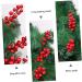 ABOOFAN 30 Pcs Christmas Red Fruit Decoration Artificial Berry Branches Berry Fruit Picks Artificial Berries Branches Christmas Berry Decorations Wedding Foam Banquet Artificial Flower - Buy Online on GoSupps.com