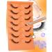 L Curl Cat Eye Half Lashes - 7 Pairs, Wispy & Natural Look, Winged Fox Eye Design, Short Eyeliner Effect - Goddvenus - Buy Online on GoSupps.com