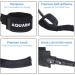 AQUARM Premium 11ft Coiled Surfboard Leash | Black SUP Leg Rope for All Surfboards - Buy Online on GoSupps.com