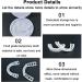 OTCPP Dentures Teeth Temporary Veneers for Natural Comfort - 2 Sets + Adhesives - Buy Online on GoSupps.com