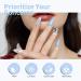 CANNI UV Nail Polish - Natural Soft Blue Gel | Soak Off Gel for Nail Art | Classic UV Lamp Compatible 9029 - Buy Online on GoSupps.com