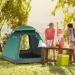 RLAIRN 4 Person Waterproof Camping Tent | Pop Up Instant Family Tent with Windproof Ropes | Ultralight & Anti-UV | Ideal for Camping, Hiking, Outdoor Activities | Green - Buy Online on GoSupps.com