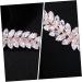 minkissy 1pc Half up Hair Clip Girl Zircon Hairpin Leaf Hair Barrettes Hair Comb Decorative Hair Pins Bridal Flower Comb Flower Hair Decor Stylish Hairpin Flowers Rhinestones Bride - Buy Online on GoSupps.com