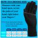 Copper Arthritis Gloves with Touch Screen - 2 Pairs Full Finger Compression Gloves for Men Women - Relieve Hand Pain, Swelling, Carpal Tunnel - Support Wrist and Hand Joint - Black Large - Buy Online on GoSupps.com