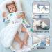 Organic Cotton Baby Sleeping Bag Long Sleeves 3.5Tog | 24-28in/3-6 Months - Buy Online on GoSupps.com