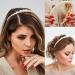Luxurious 6-Pack White Pearl Headbands for Women - Bridal Rhinestones Hair Accessories for Wedding & Daily Wear - Buy Online on GoSupps.com