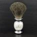 JAGSHAVING shaving brush badger hair high-quality shatter-proof synthetic resin and metal ivory