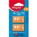 Maped MatCutter 45 Degree Replacement Blades for Beveled Cuts 10 Steel Blades per Pack (094593)