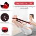 Quelcc Yoga Strap - 8 Loop Yoga Stretch Strap for Leg Training Fitness & Pilates (Red) - Enhance Flexibility & Strength - Buy Online on GoSupps.com