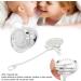 Alomejor Baby Pacifier Set - Stylish DIY Photo Decoration Infant Bling Clip for Newborn Silver M - Buy Online on GoSupps.com