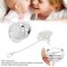 Premium Silicone Pacifier Set & Rhinestone Pacifier Chain for Babies (6-18 Months) | BPA-Free Gift in Silver - Buy Online on GoSupps.com