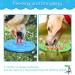 Nobleza Dog Frisbee 2 Pack Large Natural Rubber Frisbee Dog Toy Durable Dog Flying Disc Saucer Floating Lightweight Interactive Fetch Toy for Dogs Training Diameter 20 cm Blue & Green Two-color mixed - Buy Online on GoSupps.com