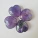 Manekieko Natural Fluorite Palm Worry Heart Stone - 40mm Healing Crystal for Love & Balance - Buy Online on GoSupps.com
