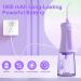 Portable Cordless Water Flosser for Teeth - USB Rechargeable Oral Irrigator - Home, Travel, Office - Purple - Buy Online on GoSupps.com