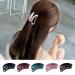 Big Hair Claw Clips - 4.5 Inch Non-Slip Matte Large Clips for Women - Strong Hold for Thick or Thin Hair - 5 Colors - Comfortable and Fashionable - Buy Online on GoSupps.com