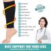 Evolyline 20-30 mmHg Graduated Calf Compression Sleeves for Women & Men Medical Footless Compression Socks for Calf Support Compression Calf Sleeves for Shin Splint Varicose Vein Edema Recovery Black S - Buy Online on GoSupps.com
