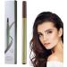 Liquid Brow Pencils - Easy Coloring Smudge-Proof Eyebrow Pencils with Lasting Effect - Women Cosmetics for Home Dating Shopping Traveling Gathering Pochy Black-brown - Buy Online on GoSupps.com