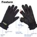 Songwin Waterproof Winter Gloves | Ethylene Insulated Ski & Snowboard Touchscreen Gloves for Men & Women | Perfect for Fishing Photography and Hunting - Black M - Buy Online on GoSupps.com