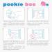 Pookie Boo Premium Baby Hand and Footprint Set - Real Wood Frame & Placeholder for 2 Baby Photos | Perfect Gift for Toddlers Mothers & Fathers - Buy Online on GoSupps.com