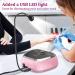 YaFex Nail Drill 35000 RPM Professional Electric Nail Filer with LCD Display - Manicure & Pedicure Tool for Acrylic Nails, Gel Polishing, Shaping - Pink - Buy Online on GoSupps.com