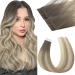 Moresoo tape extensions real hair injection virgin invisible extensions real hair tapes adhesive strips Extensions brown to light ash brown with blonde 50 cm New technology 5 pieces 12.5gram #5/7/20 50 cm 2. Virgin #5/7/20