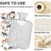NAANLE Cartoon Horse 2L Hot Water Bottle - Warmth & Pain Relief for Bed Hand & Foot - Transparent Bag Included - Buy Online on GoSupps.com