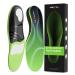 Plantar Fasciitis Arch Support Insoles Heavy Duty Support (220+lbs) Orthotic Inserts for Flat Feet/Feet Pain Relief/Pronation Shock-Absorb Shoes Insoles for Men & Women Standing L Green-gel L Men's 8.5-9.5 | Women's 10.5-11.5