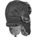Janey&Rubbins Russian Ushanka Cossack Trooper Hat - Cold Weather Winter Gear Trapper Hunter Headwear - Pilot Aviator Bomber Cap - Large Leather Black - Buy Online on GoSupps.com