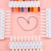 6 Sets Double Layer Nail Color Display Card with 216 Tips - Nail Design Practice Palette Board with Chain - Buy Online on GoSupps.com