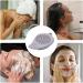 Face Scrubber Double Side Silicone Face Scrub Brush Manual Skin Care Scalp Brush Multi-Use Handheld Scrubber Light Gray - Buy Online on GoSupps.com