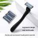 6-Blade Razor - Plastic Anti-Slip Manual Refill Cartridges for Men & Women | Reusable Face Cleansing Tool | International Shipping Available - Buy Online on GoSupps.com
