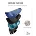 MORFIT Lumbar Support for Car - Firm Back Support for Pain Relief - Amethyst Blue - Buy Online on GoSupps.com