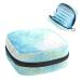 Blue -green gold Liquid Marble Sanitary napkin storage bag feminine menstrual cup bags breastfeeding insert holder tampon pockets portable period pocket for women teen girls 1 piece multicolored 8