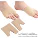 Breathable Bunion Corrector | U-Shape Hallux Valgus Pads | Orthopedic Bunion Relief Sleeves Kit for Comfort & Support - Buy Online on GoSupps.com