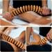 Wooden Massage Roller for Lymphatic Drainage | Back Massager with Handle | Fascia Rod for Waist & Thighs - International Shipping Available - Buy Online on GoSupps.com