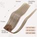 Hetto Blonde Ponytail Extensions Real Hair Wrap Around Braid | Remy Extensions #17/23 Ash Blonde Mix | 45 cm 80g - Hot Sales! - Buy Online on GoSupps.com