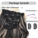 Yddm 24-Inch Wavy Clip-In Hair Extensions - 4PCS Realistic Synthetic Hair for Women | Affordable Full-Head Volume & Easy Application - Buy Online on GoSupps.com