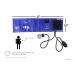 EMI Adult Cuff Deluxe Aneroid Sphygmomanometer Blood Pressure Monitor - Royal Blue - Buy Online on GoSupps.com