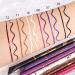 Evpct 6Pcs Liquid Wing Eyeliner Stamp Set - Waterproof Colored Eye Liners in Various Shapes - Nordic Purple, Black, Blue, Violet, White, Red, Brown - Buy Online on GoSupps.com