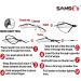 SAMSFX Fly Fishing Knot Tying Tool Combo - Quick Loop Tyer, Hook Remover, Retractor - Black Knot Tool for Hooks, Lures, Lines - Buy Online on GoSupps.com