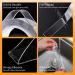 Double Sided Tape Heavy Duty Removable Mounting Tape Picture Hanging Strips Poster Tape for Walls Adhesive Transparent Tape for Carpet Rug Household O2Rolls(1.18inx6.5ft+0.39inx6.5ft) - Buy Online on GoSupps.com