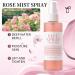 Rose Water - Rose Water for Face - Rose Spray for Women - Hydrating Face Mist - Organic Rose Water with Glycerin & Plant Extracts - Hydrating and Soothing - Buy Online on GoSupps.com