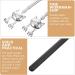 Shop Lurrose Telescopic Back Scratcher Set - Portable Stainless Steel Cat Design Hand Massager for Body Relaxation - Ideal Massage Device for Adults & Seniors (2 Pieces) - Buy Online on GoSupps.com